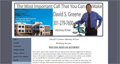 Desktop Screenshot of dgreenelaw.com